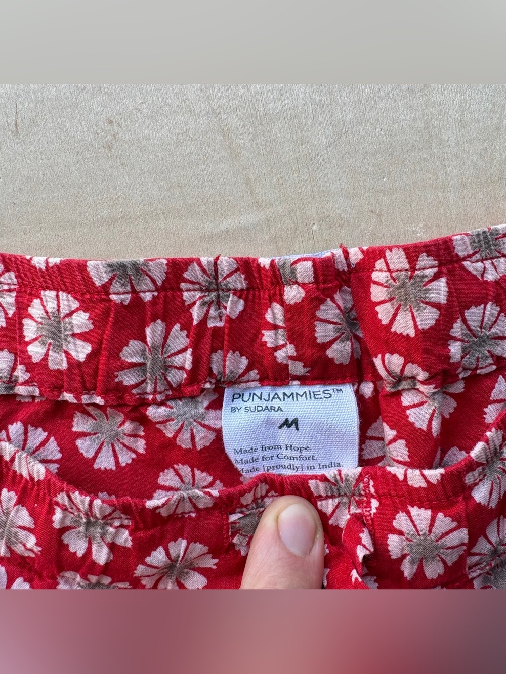 Punjammies By Sudara Sz Medium Vandana Full Cotton Wide Leg Printed Lounge Pants - Picture 7 of 9